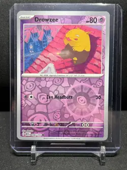 Drowzee 096/165 Reverse Holo Pokemon 2023 Scarlet Violet 151 NM English - Image 1