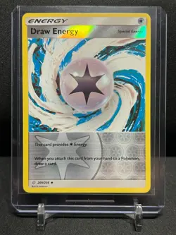 Draw Energy 209/236 Reverse Holo Pokemon 2019 Cosmic Eclipse - LP - Image 1