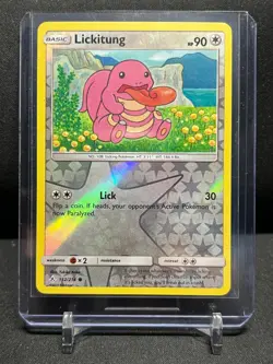 Lickitung 152/214 Reverse Holo Pokemon 2019 SM Unbroken Bonds LP - Image 1