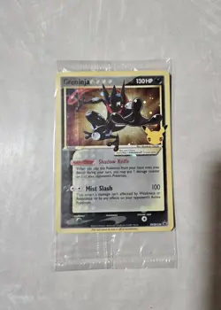 Pokemon Greninja Gold Star Promo Holo SWSH144 Celebrations Sealed - Image 3
