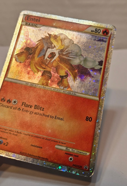 Entei Prime HGSS20 Ultra Rare HGSS Promo Pokemon 1129 - Image 3