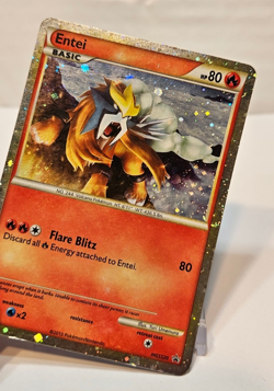Entei Prime HGSS20 Ultra Rare HGSS Promo Pokemon 1129 - Image 4