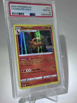 PSA 10 2022 POKEMON GO #010 CHARIZARD-HOLO - Image 2