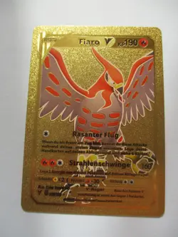 Fiaro V | Pokemon Karte | Gold Optik | Dekokarte - Image 1