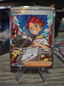 Crispin - 164/142 - SV07: Stellar Crown Ultra Rare Pokemon TCG Near Mint - Image 1