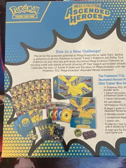 POKEMON TCG: Ascended Heroes Pokemon Center ETB ✅Exclusive - Sealed IN HAND 📦 - Image 5
