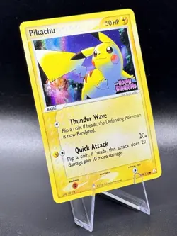 Pikachu 78/110 Stamped Pokemon EX Holon Phantoms Vintage Reverse Holo LP - Image 1
