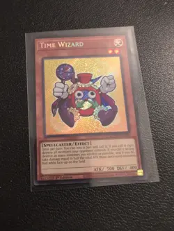 Time Wizard MZMU-EN060 Secret Rare Yugioh Maze of Muertos - Image 1
