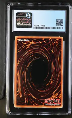 YUGIOH CSOC-EN039 BLACK ROSE DRAGON GHOST RARE HOLO FOIL CGC 9 MINT - Image 2