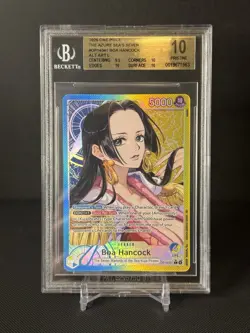 One Piece Boa Hancock Alt Art Leader OP14-041 BGS 10 Pristine English - Image 1