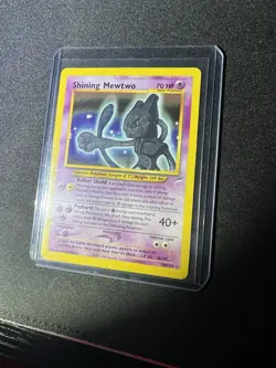 Pokemon TCG Shining Mewtwo Neo Destiny Holo Card 109/105 - Image 1