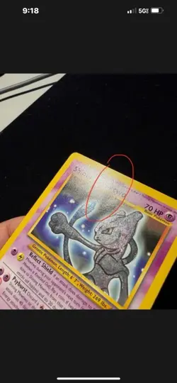 Pokemon TCG Shining Mewtwo Neo Destiny Holo Card 109/105 - Image 5