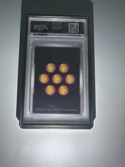 Dragon Ball Super Card Game Fusion World Launch Event Prize Son Goku PSA 10 - Image 2