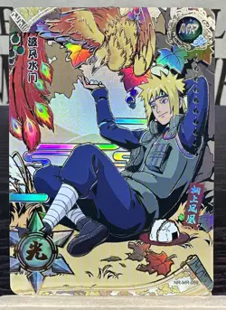 Minato Namikaze & Kushina Naruto Kayou Official TCG Cards NR-MR-059 & 060 NM ART - Image 2