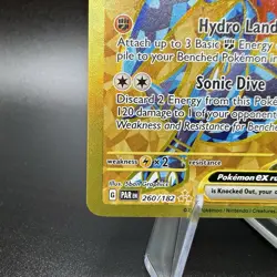 Garchomp ex 260/182 SV04: Paradox Rift Hyper Rare Full Art Holo EX Pokemon Card - Image 4