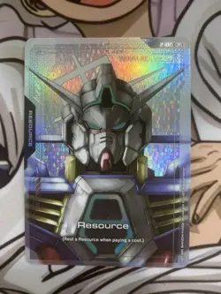 Gundam TCG Card Game Dual Impact Foil Resource GD02 C+ R-012 Gundam AGE-1 Normal - Image 1