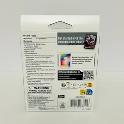 NEW SEALED Gundam Card Game Starter Deck: ST07 Celestial Drive - English - Image 2