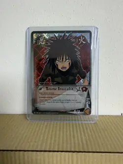 Tsume Inuzuka 196 Naruto Card Game CCG Diamond Foil NM/LP - Image 1