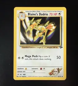 Blaine's Dodrio Gym Challenge 32/132 Regular Card Uncommon Pokemon TCG - Image 1