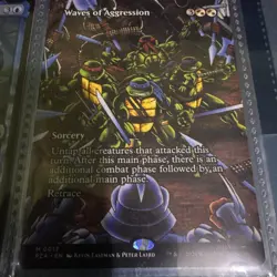 Waves Of Aggression - 13 - MTG: Teenage Mutant Ninja Turtles - Borderless - Image 1