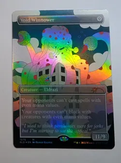 MTG Void Winnower (1075) - Foil - Borderless, NM, English Secret Lair Drop - Image 1