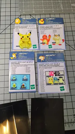 Raichu Flareon Psyduck Meowth - Pokemon Card Hasbro Lot - 1999 - Image 2