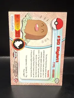 Pokemon Card - 2000 Topps Chrome Series 1 Diglett #50 Holo Foil B - Image 3