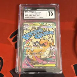 CGC GEM MINT 10 Mega Dragonite ex MA 232/193 M2a MEGA Dream ex Pokemon Card JPN - Image 1