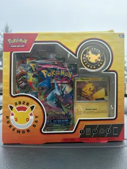 Pokemon Phantasmal Flames 2026 Pokemon Day Box Booster Packs & Pikachu Promo - Image 1