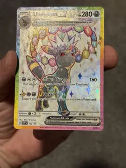 Pokemon Prismatic Evolutions Umbreon ex 176 SVP176 Figure Collection Promo NM - Image 1