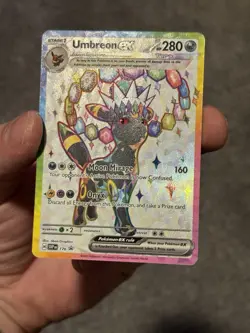 Pokemon Prismatic Evolutions Umbreon ex 176 SVP176 Figure Collection Promo NM - Image 2