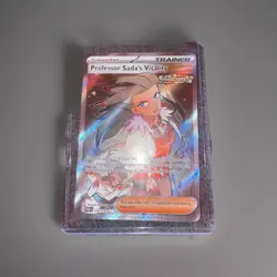 Professor Sada's Vitality Trainer Pokemon TCG Paradox Rift Full Art 239/182 - Image 1