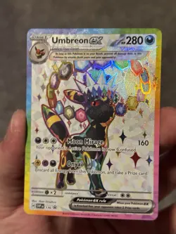 Pokemon Prismatic Evolutions Umbreon ex 176 SVP176 Figure Collection Promo NM - Image 1