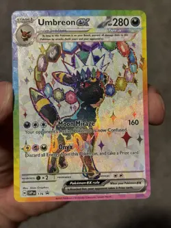 Pokemon Prismatic Evolutions Umbreon ex 176 SVP176 Figure Collection Promo NM - Image 2