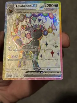 Pokemon Prismatic Evolutions Umbreon ex 176 SVP176 Figure Collection Promo NM - Image 5