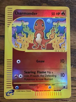 Pokemon Base Set Expedition # 98/165 Reverse Holo CHARMANDER not played - Image 1