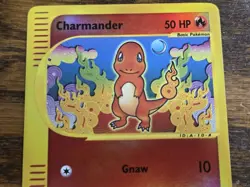 Pokemon Base Set Expedition # 98/165 Reverse Holo CHARMANDER not played - Image 2