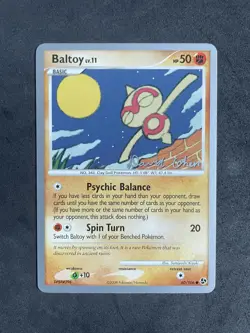 Pokemon TCG Baltoy World Championship 2009 Singles 60/106 NM - Image 1