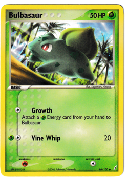 Bulbasaur - 46/100 - Crystal Guardians - Pokemon TCG - Image 1