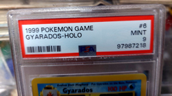 1999 Pokemon Base Set Gyarados Holo #6 PSA 9 Mint - Image 5