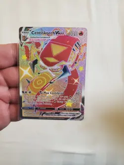 NM Pokemon TCG Darkness Ablaze - 191/189 Centiskorch Vmax Secret Rare Rainbow - Image 1