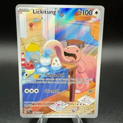 Lickitung Pokemon TCG SV- Temporal Forces 180/162 Illustration Rare NM - Image 1