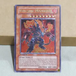 Yu-Gi-Oh! Volcanic Doomfire FOTB-EN008 1st Edition Ultimate Rare (LP) - Image 1