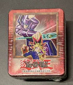 2002 Yu-Gi-Oh! Booster pack Collectors Tin Dark Magician SEALED Yugi - Image 1