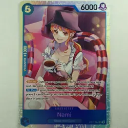 Nami OP11-054 A Fist of Divine Speed ONE PIECE TCG English NM SR Foil - Image 1