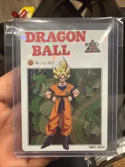 Dragon Ball Hero LR Full Art DB01-LR13 Son Goku Shenron Porunga Manga Card CCG - Image 1