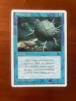 Energy Tap MTG Magic the Gathering Card NM Fourth 4th Edition - Image 1
