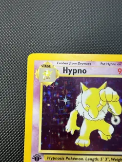Hypno 8/62 Fossil 1st Edition Pokemon Card LP Holo - Image 5