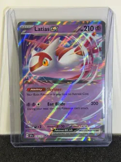 Pokemon TCG Latias EX Surging Sparks Scarlet & Violet Double Rare Card 76/191 - Image 1