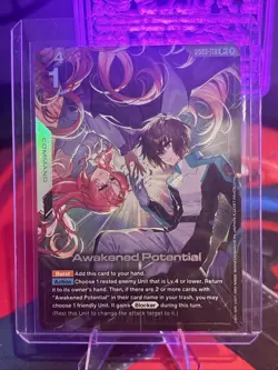 [ENGLISH] Gundam Card Game Awakened Potential GD03-118 R+ Alt Art Foil - Image 1